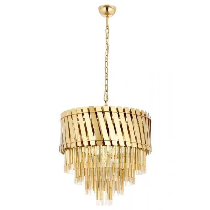 A-186-S60 Sarı Kaplama Modern Avize