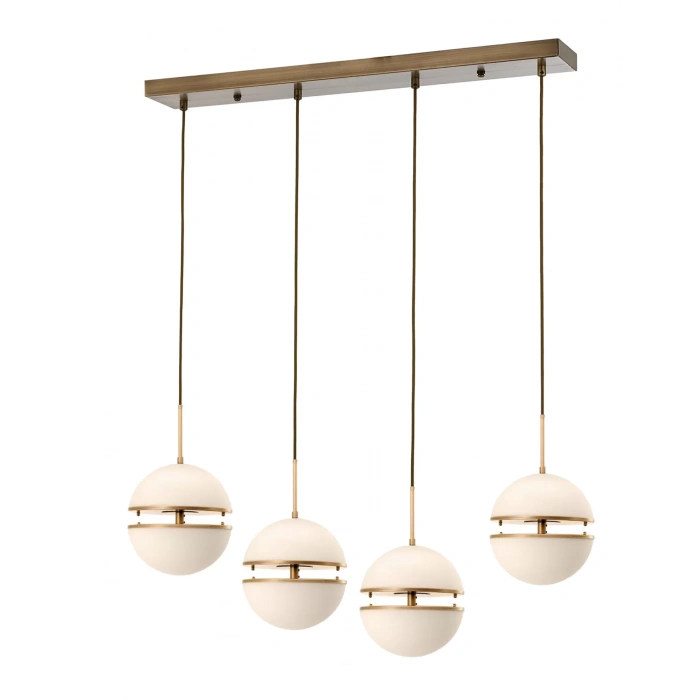 LEDLİ DÖRTLÜ SIRALI AVİZE A-167-4Y