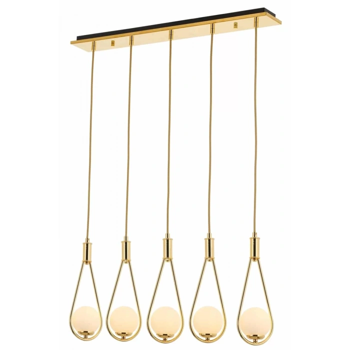 Sarı Kaplama Modern Avize A-431-5Y