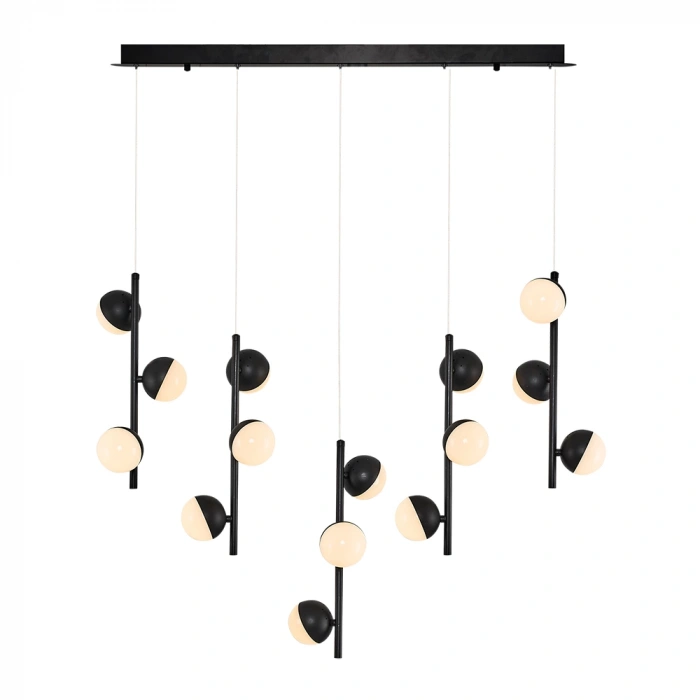 A-567-15-S SİYAH SIRALI AVİZE