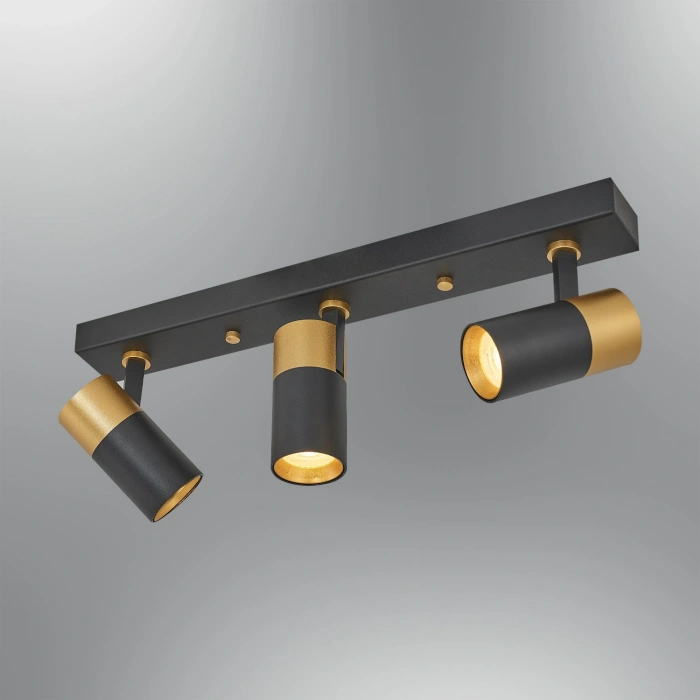 A-504-3-S SİYAH ÜÇLÜ SPOT