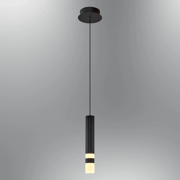 A-283-1S SİYAH TEKLİ AVİZE