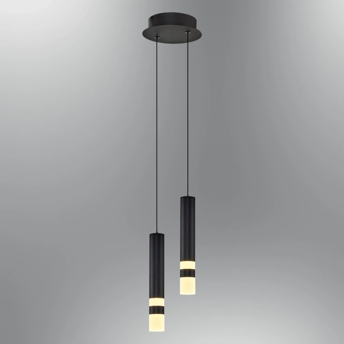 A-283-2S İKİLİ SİYAH AVİZE