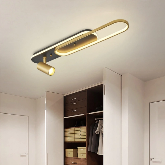 A-415-1S TEK SPOTLU LEDLİ AVİZE SİYAH