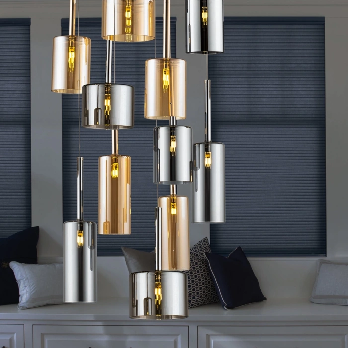 A-472-12-MIX On İkili Karışık Yuvarlak Avize