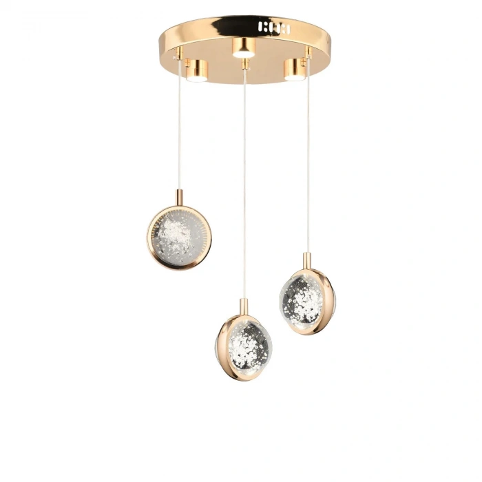 A-628-3YG ÜÇLÜ YUVARLAK AVİZE