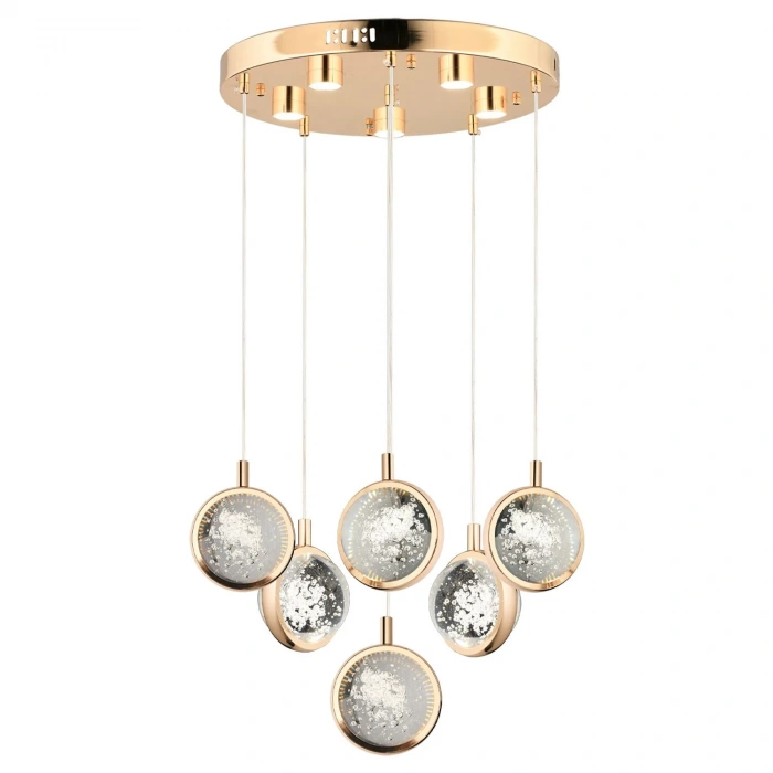 A-628-6YG ALTILI YUVARLAK AVİZE