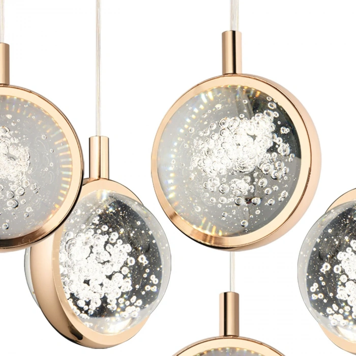 A-628-6YG ALTILI YUVARLAK AVİZE