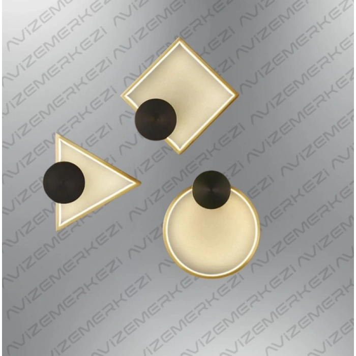 A-8923-3E ÜÇLÜ LED PLAFONYER