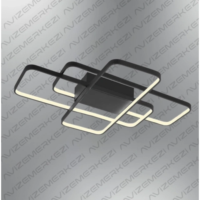 A-9402-3S Siyah Modern Plafonyer