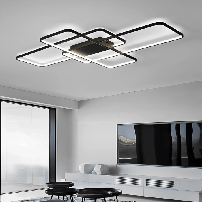 A-9402-3S Siyah Modern Plafonyer