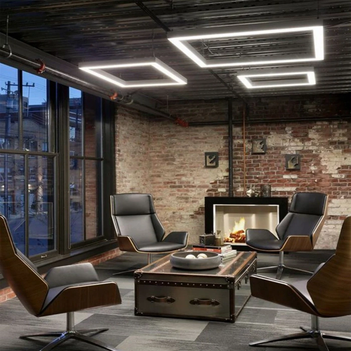 D-9009-1S Kare Linear Aydınlatma Modern