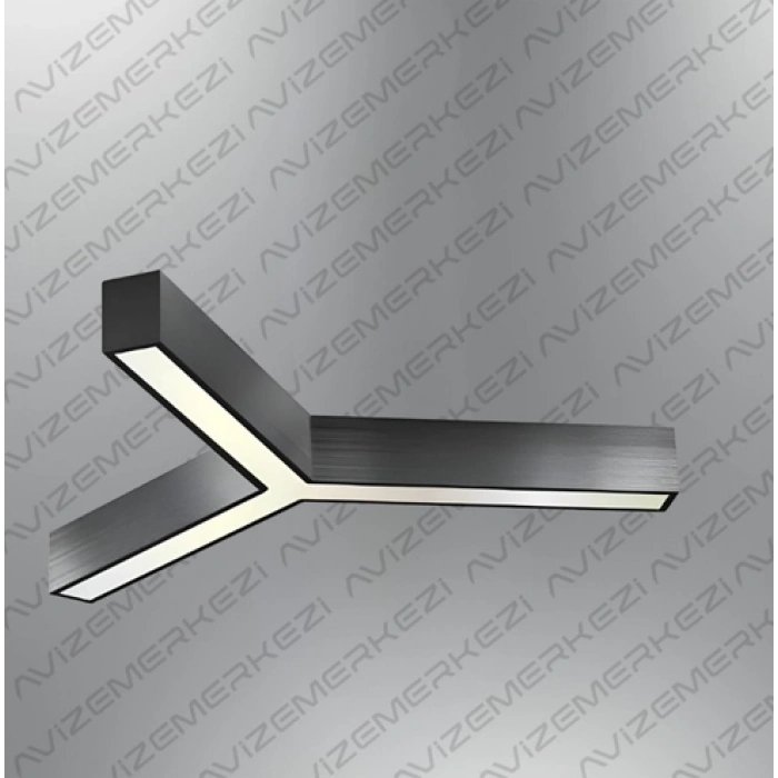 D-9012-1S Y Linear Aydınlatma Modern Led Avize