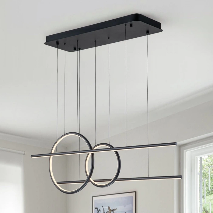 A-8452-2Y-2Y MODERN TASARIM LEDLİ AVİZE