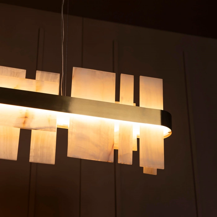 A-7107-Y DOĞAL MERMER AVİZE