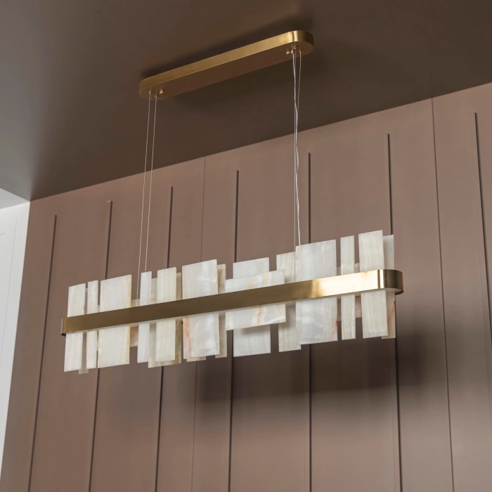 A-7107-Y DOĞAL MERMER AVİZE