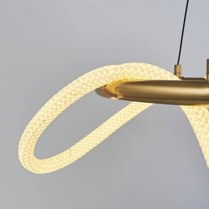 A-5133-60G HASIR LEDLİ GOLD AVİZE