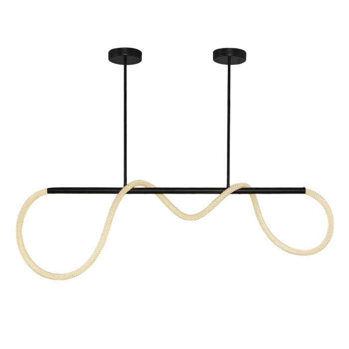 A-5133-100S HASIR LEDLİ SİYAH AVİZE