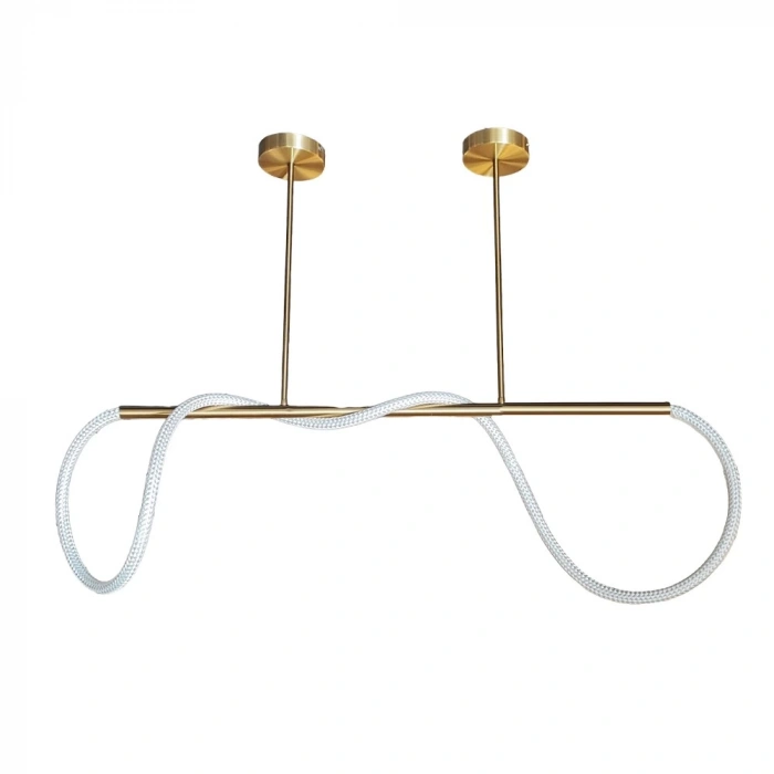 A-5133-100G HASIR LEDLİ GOLD AVİZE