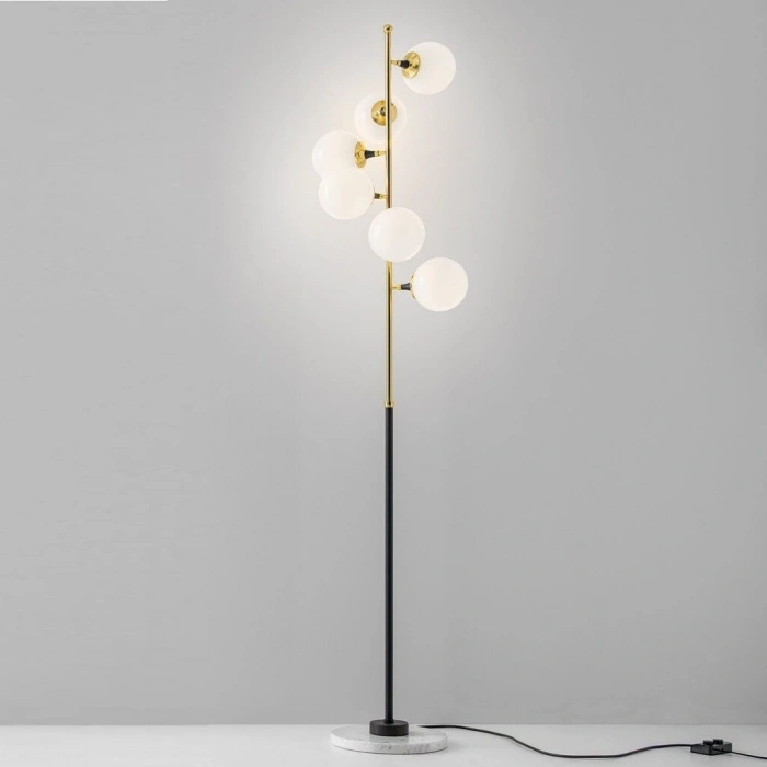 LM-335-6 Altılı Cam Lambader