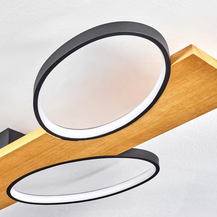 AW-4320-4 Doğal Ahşap Çember Plafonyer