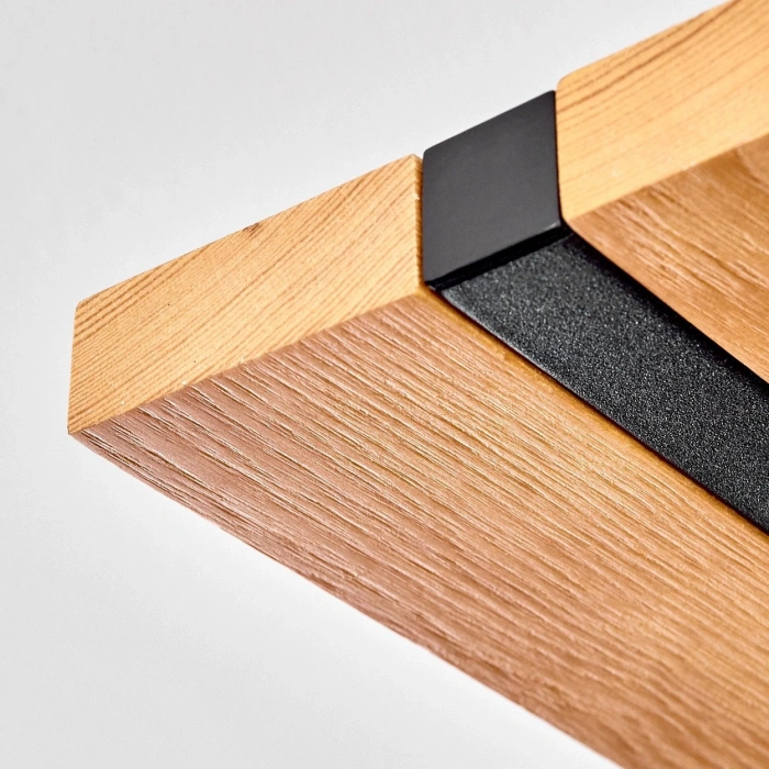 AW-4300-4 Doğal Ahşap Dörtlü Camlı Sarkıt