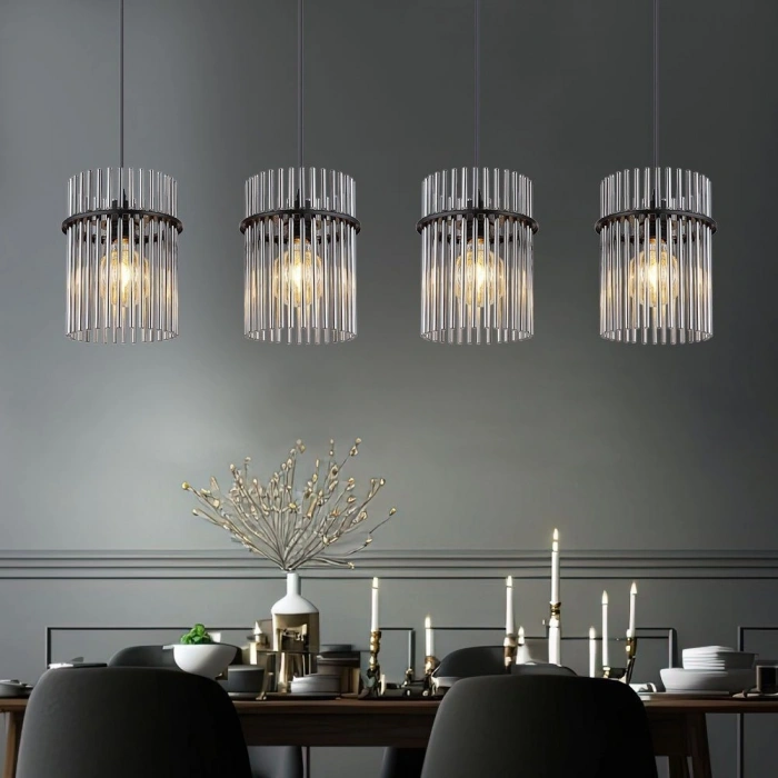 A-8670-4 Dörtlü Kristal Borulu Sarkıt