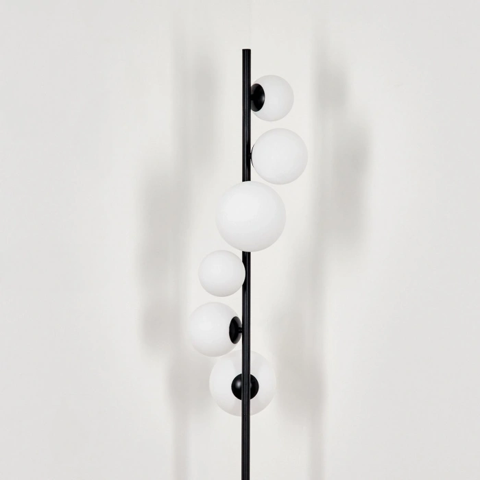 LM-2083-6B Altılı Beyaz Cam Lambader