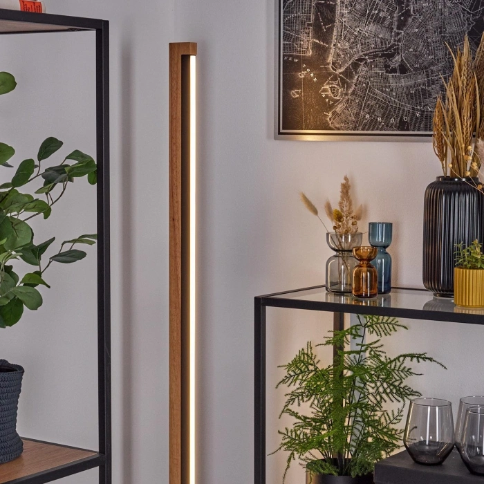 LMW-4390-1 Doğal Ahşap Lambader