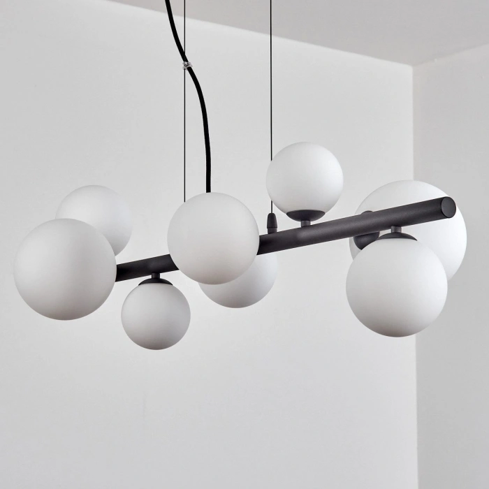 A-7017-8BM Sekizli Beyaz Cam Sarkıt