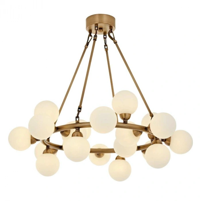 A-3465-18E Camlı Eskitme Sarkıt Avize