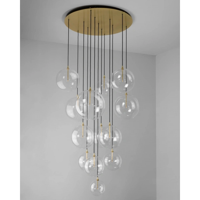 A-8943-13Y-E BUBBLE CAM ESKİTME KAPLAMA SARKIT AVİZE