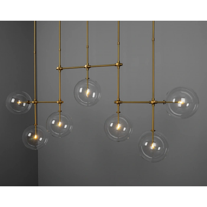 A-8943B-8-E BUBBLE CAM ESKİTME KAPLAMA SARKIT AVİZE