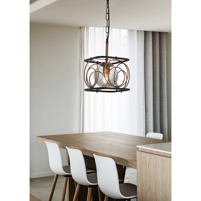 A-180-1CPR Bakır Avize