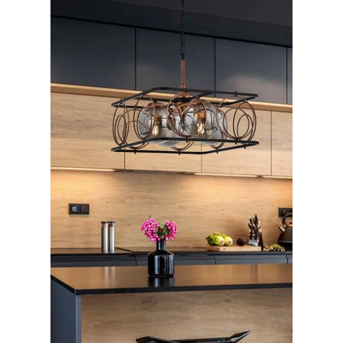 A-180-4 CPR Bakır Avize