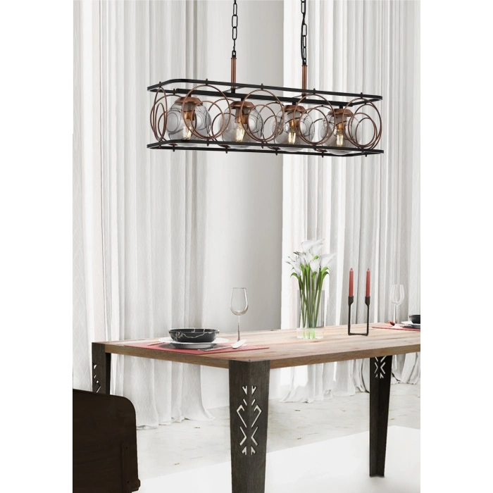 A-180-4Y-CPR Bakır Avize