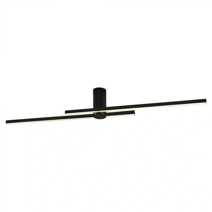 A-6149-2-19S Merit 2 Çubuklu Armatür Siyah