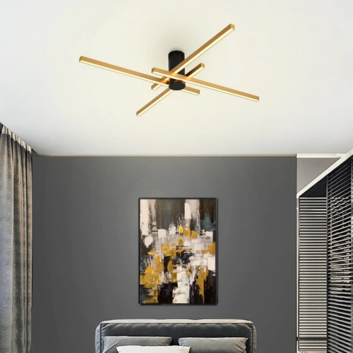 A-6149-4-19SA Merit B.4 Çubuklu Armatür Sarı