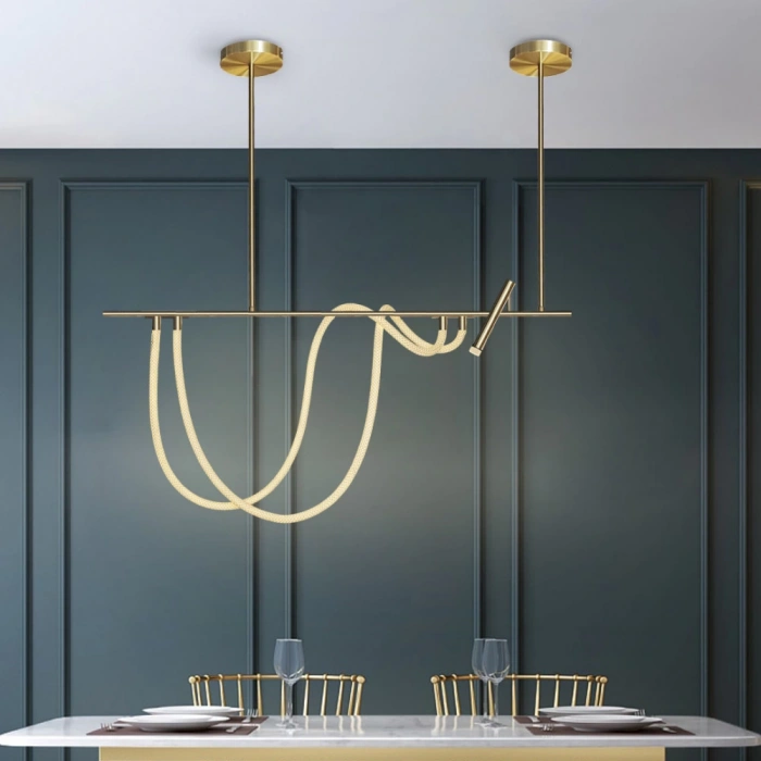 A-6340-4A-20 Sıralı Spotlu Hortum Avize Eskitme