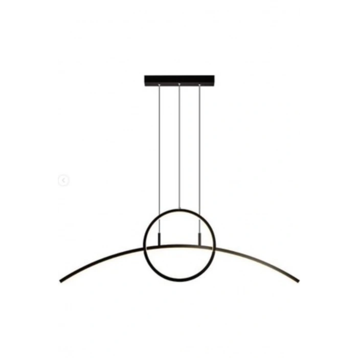 A-3068-2S Sarkıt Led Avize Siyah