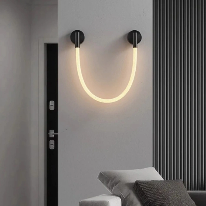 APL-6340-19S Yatay Hortum Aplik Siyah