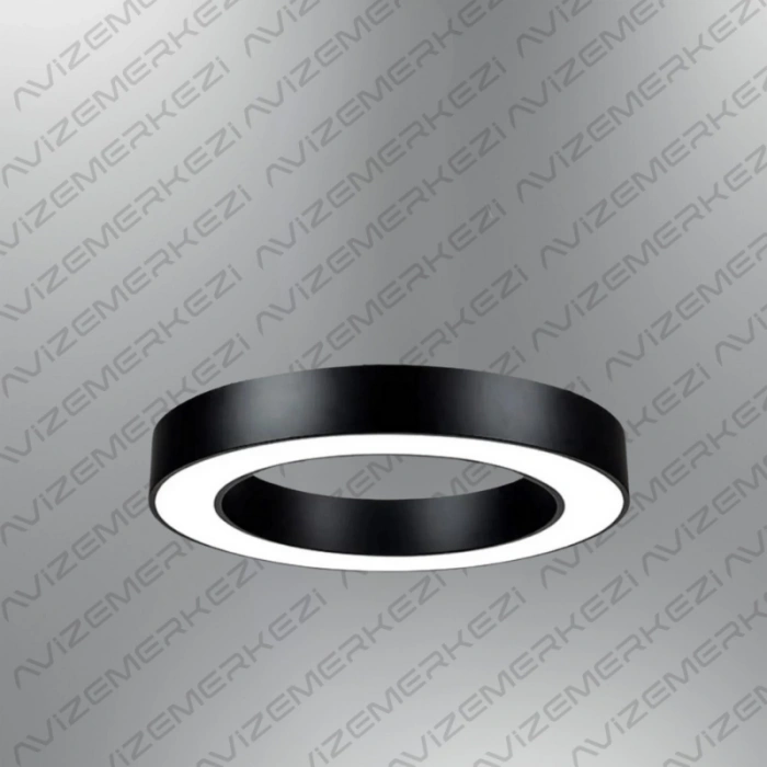 D-9006-1S Yuvarlak Simit Linear Aydınlatma Modern