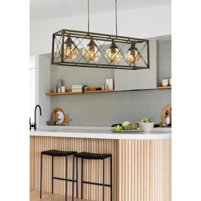 DÖRTLÜ AVİZE A-173-4YE