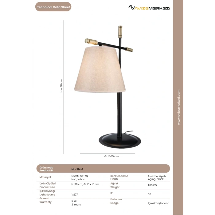 MASA LAMBASI ML-914-1