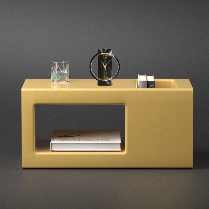 SAATLİ YUVARLAK MASA LAMBASI LD-1150-ML-YS