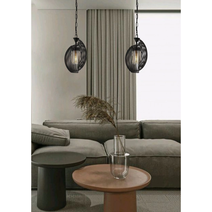 Siyah Tekli Avize A-192-1S