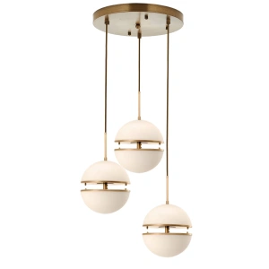 LEDLİ ÜÇLÜ YUVARLAK AVİZE A-167-3