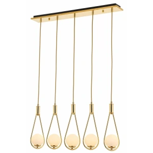 Sarı Kaplama Modern Avize A-431-5Y