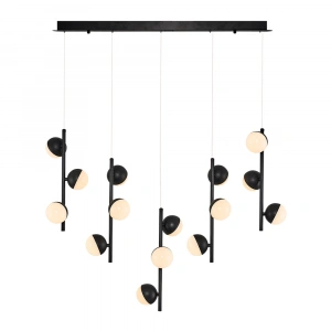 A-567-15-S SİYAH SIRALI AVİZE