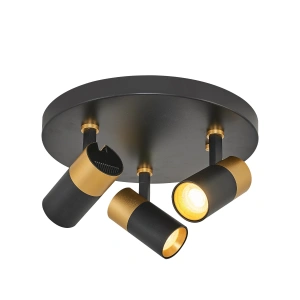 A-504-3Y-S SİYAH YUVARLAK SPOT